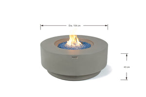 Elementi Colosseo & Nimes Round Fire Table