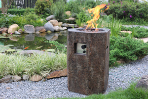 Elementi Modeno Basalt Column Fire Pit