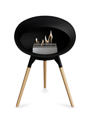 Le Feu - Dome Black Ground Wood Low - Fireplace - Majestic Patio