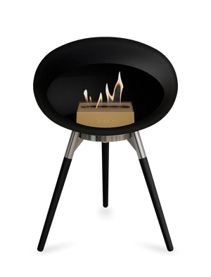 Le Feu - Dome Black Ground Wood Low - Fireplace - Majestic Patio