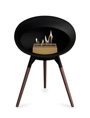 Le Feu - Dome Black Ground Wood Low - Fireplace - Majestic Patio