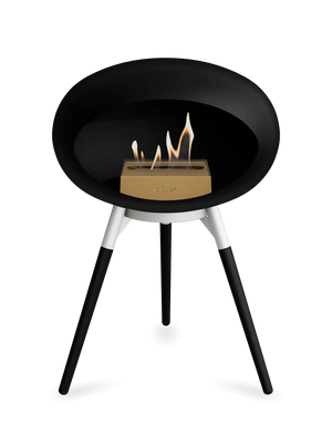 Le Feu - Dome Black Ground Wood Low - Fireplace - Majestic Patio