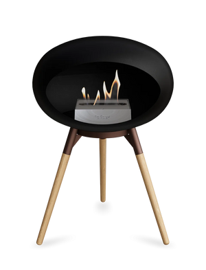 Le Feu - Dome Black Ground Wood Low - Fireplace - Majestic Patio