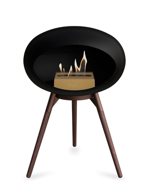 Le Feu - Dome Black Ground Wood Low - Fireplace - Majestic Patio