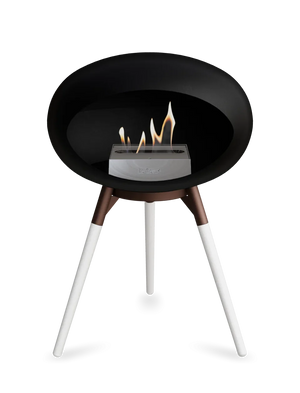 Le Feu - Dome Black Ground Wood Low - Fireplace - Majestic Patio