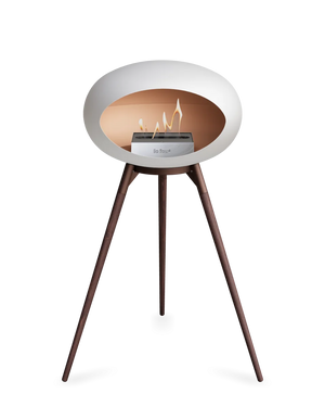 Le Feu - Dome White Ground Wood High - Fireplace - Majestic Patio