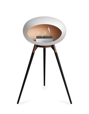 Le Feu - Dome White Ground Wood High - Fireplace - Majestic Patio