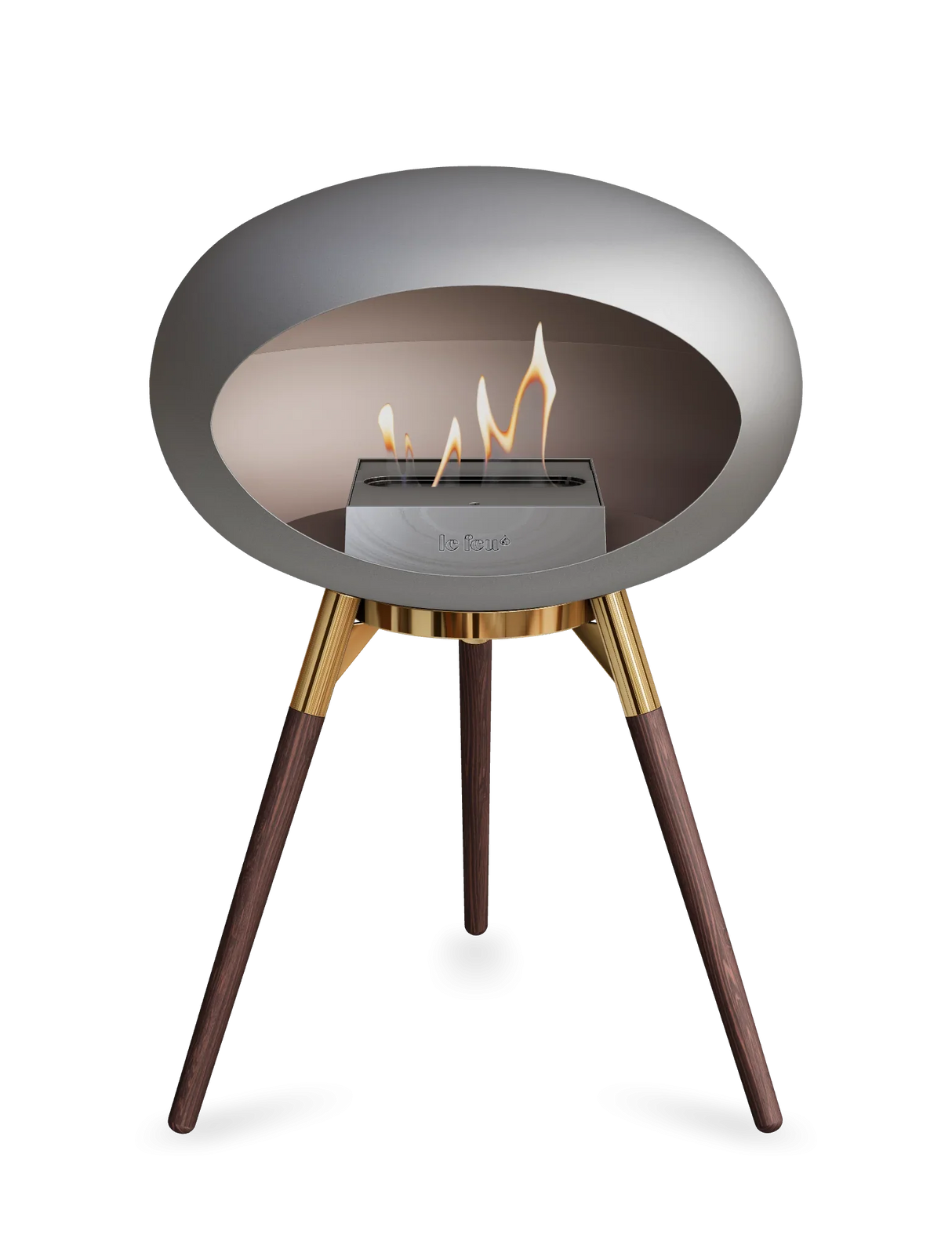 Le Feu - Dome Nickel Ground Wood Low - Fireplace