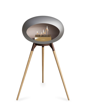 Le Feu - Dome Nickel Ground Wood High - Fireplace - Majestic Patio