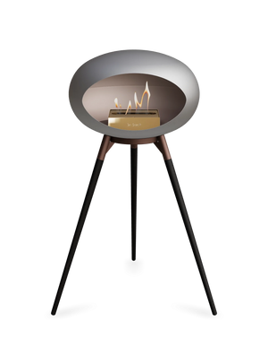 Le Feu - Dome Nickel Ground Wood High - Fireplace - Majestic Patio