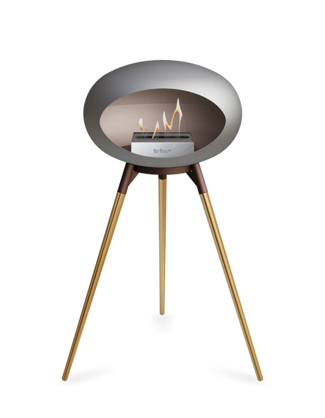 Le Feu - Dome Nickel Ground Wood High - Fireplace - Majestic Patio