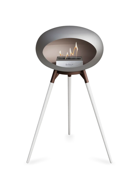 Le Feu - Dome Nickel Ground Wood High - Fireplace - Majestic Patio