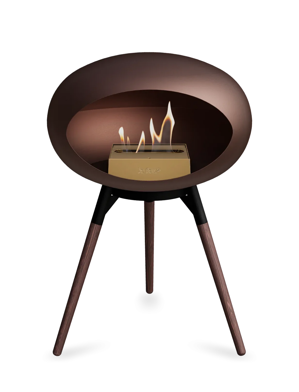 Le Feu - Dome Mocca Ground Wood Low - Fireplace - Majestic Patio