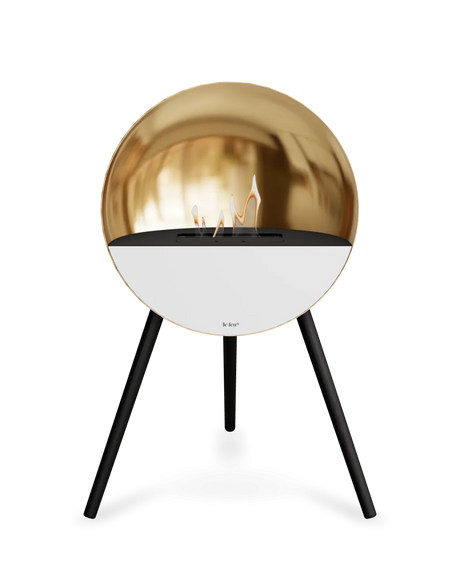 Le Feu - Dome EYE Chromed Rose Gold - Fireplace - Majestic Patio