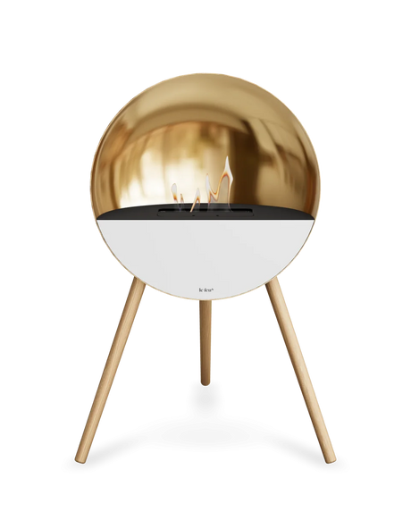 Le Feu - Dome EYE Chromed Rose Gold - Fireplace - Majestic Patio