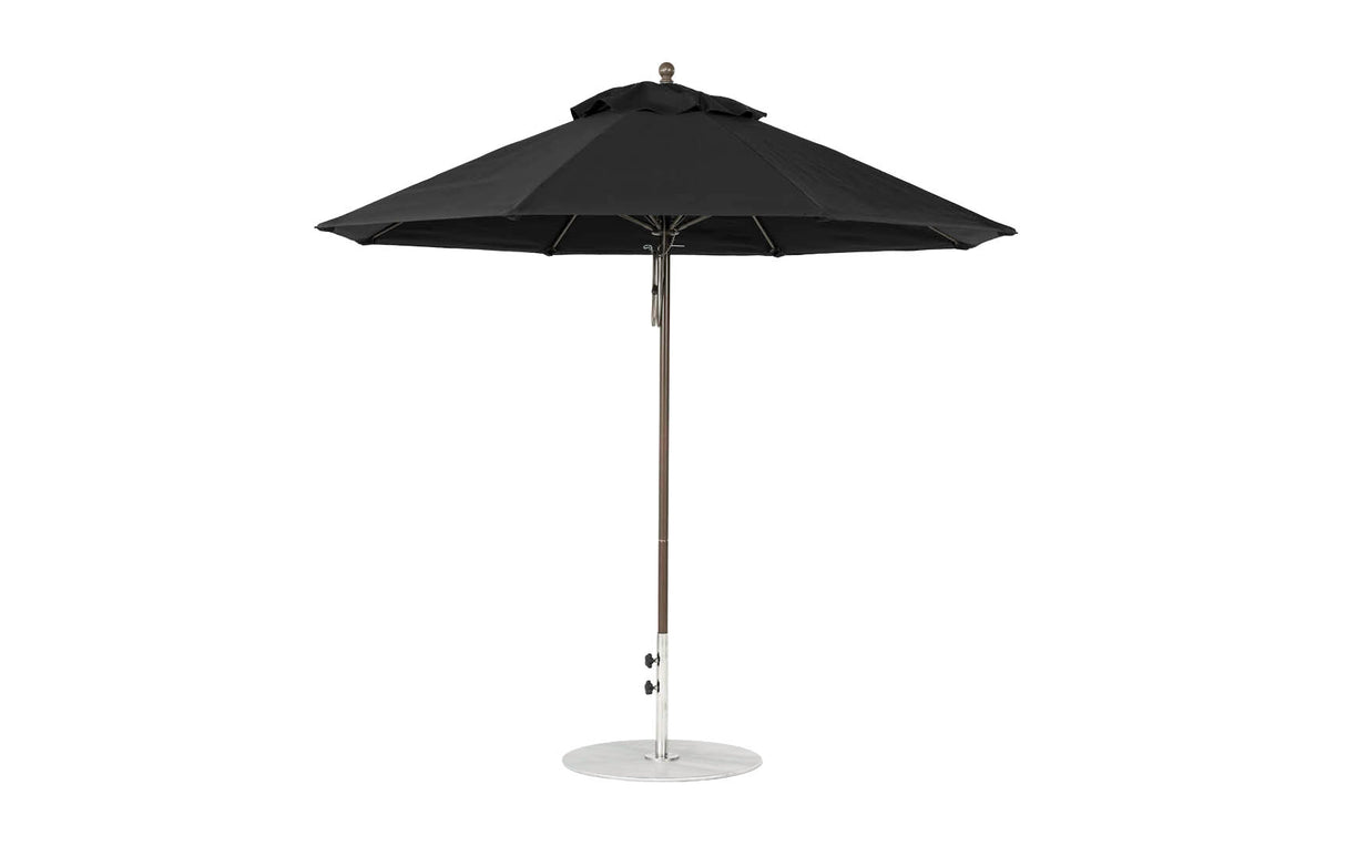 Ledge Loungers Essential Fiberglass Umbrella - 9' Octagon Pulley - Majestic Patio