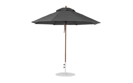 Ledge Loungers Essential Fiberglass Umbrella - 9' Octagon Pulley - Majestic Patio