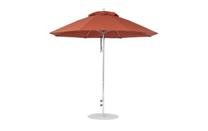 Ledge Loungers Essential Fiberglass Umbrella - 9' Octagon Pulley - Majestic Patio