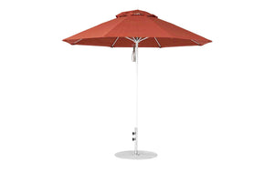 Ledge Loungers Essential Fiberglass Umbrella - 9' Octagon Pulley - Majestic Patio