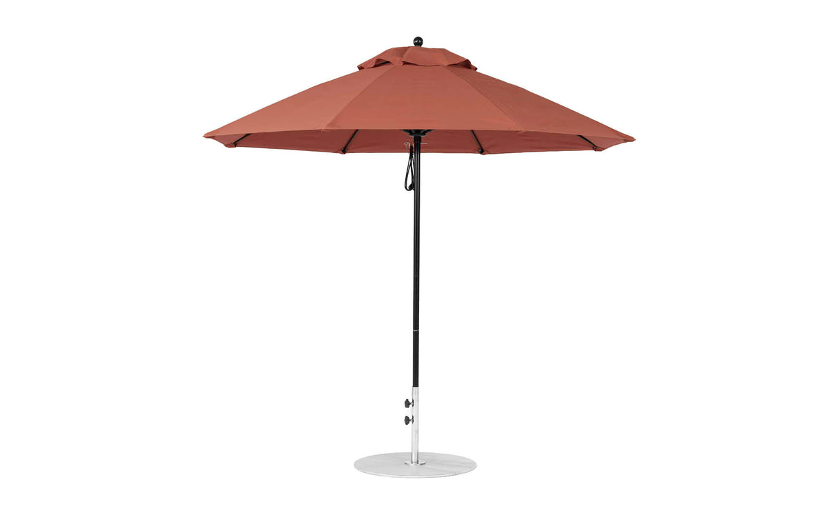 Ledge Loungers Essential Fiberglass Umbrella - 9' Octagon Pulley - Majestic Patio