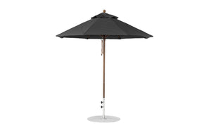 Ledge Loungers Essential Fiberglass Umbrella - 7.5' Octagon Pulley - Majestic Patio