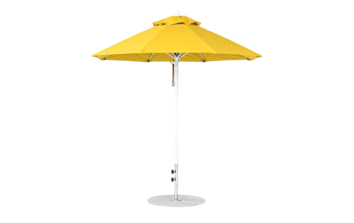 Ledge Loungers Essential Fiberglass Umbrella - 7.5' Octagon Pulley - Majestic Patio