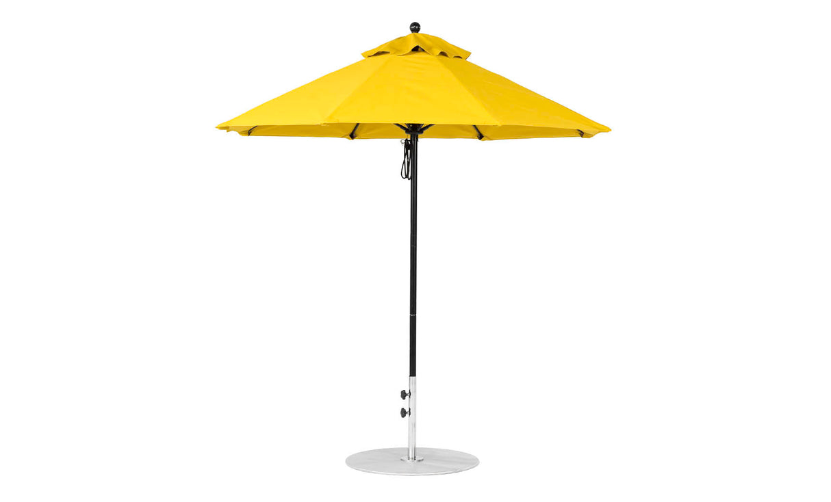 Ledge Loungers Essential Fiberglass Umbrella - 7.5' Octagon Pulley - Majestic Patio