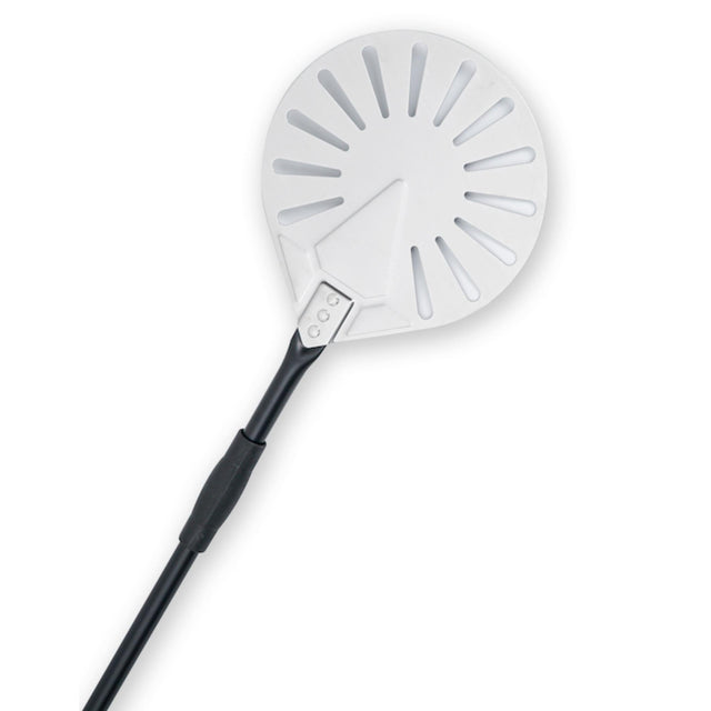 9" Round Aluminum Pro Turning Pizza Peel - Majestic Patio