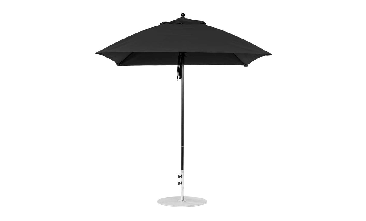 Ledge Loungers Essential Fiberglass Umbrella - 7.5' Square Pulley - Majestic Patio