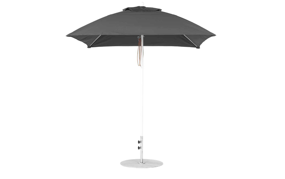 Ledge Loungers Essential Fiberglass Umbrella - 7.5' Square Pulley - Majestic Patio