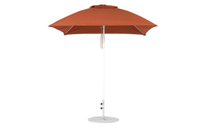 Ledge Loungers Essential Fiberglass Umbrella - 7.5' Square Pulley - Majestic Patio