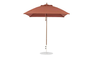 Ledge Loungers Essential Fiberglass Umbrella - 7.5' Square Pulley - Majestic Patio