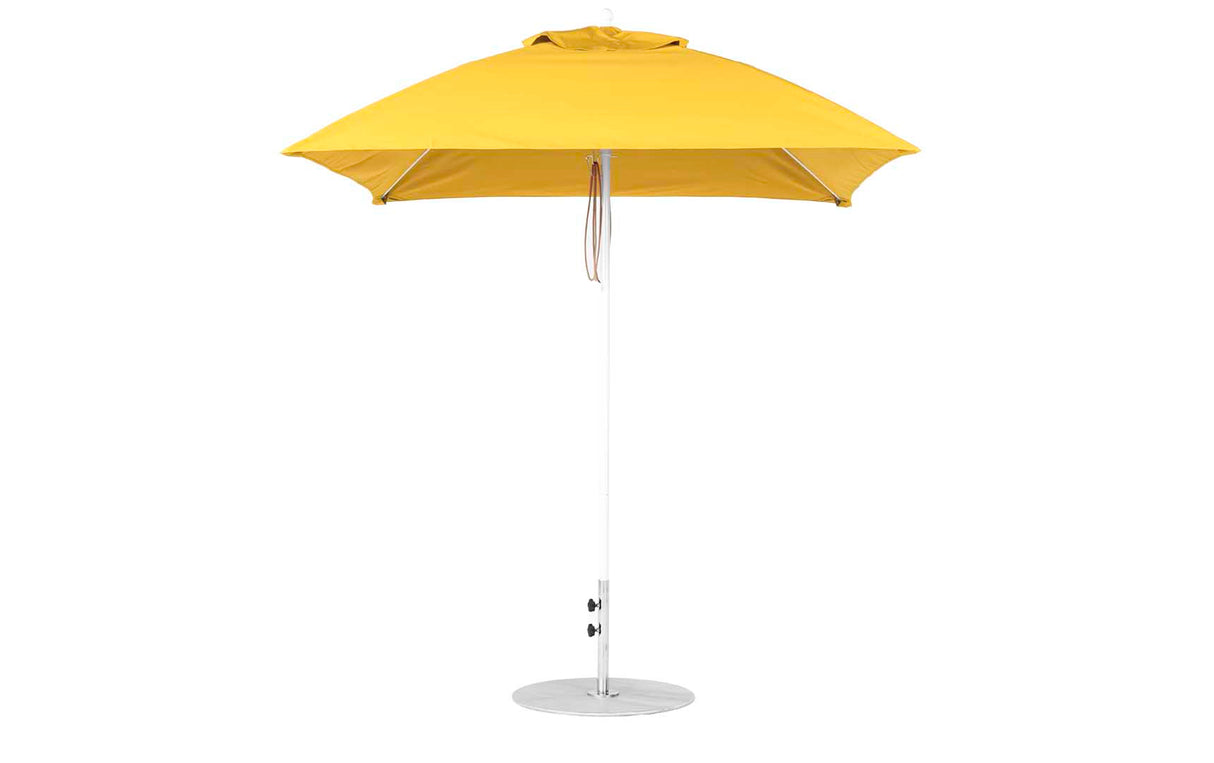 Ledge Loungers Essential Fiberglass Umbrella - 7.5' Square Pulley - Majestic Patio