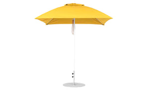 Ledge Loungers Essential Fiberglass Umbrella - 7.5' Square Pulley - Majestic Patio