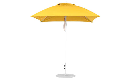 Ledge Loungers Essential Fiberglass Umbrella - 7.5' Square Pulley - Majestic Patio