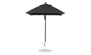 Ledge Loungers Essential Fiberglass Umbrella - 6.5' Square Pulley - Majestic Patio