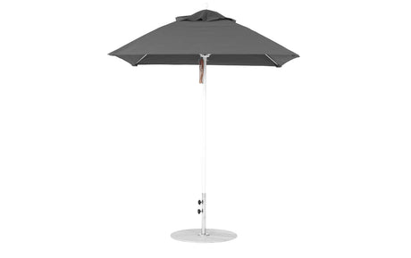 Ledge Loungers Essential Fiberglass Umbrella - 6.5' Square Pulley - Majestic Patio