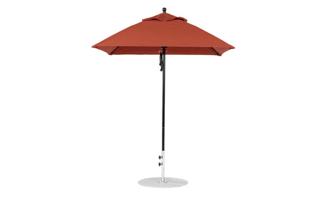 Ledge Loungers Essential Fiberglass Umbrella - 6.5' Square Pulley - Majestic Patio