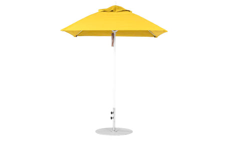 Ledge Loungers Essential Fiberglass Umbrella - 6.5' Square Pulley - Majestic Patio