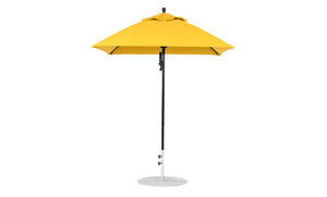 Ledge Loungers Essential Fiberglass Umbrella - 6.5' Square Pulley - Majestic Patio