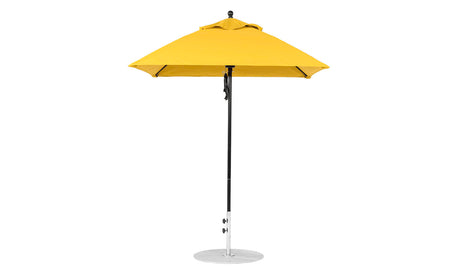 Ledge Loungers Essential Fiberglass Umbrella - 6.5' Square Pulley - Majestic Patio