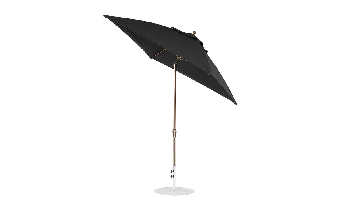 Essential Fiberglass Umbrella - 7.5' Square Crank Auto Tilt - Majestic Patio