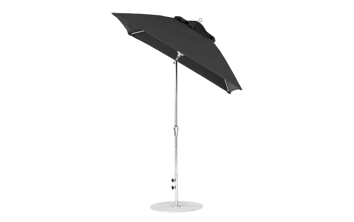 Essential Fiberglass Umbrella - 7.5' Square Crank Auto Tilt - Majestic Patio