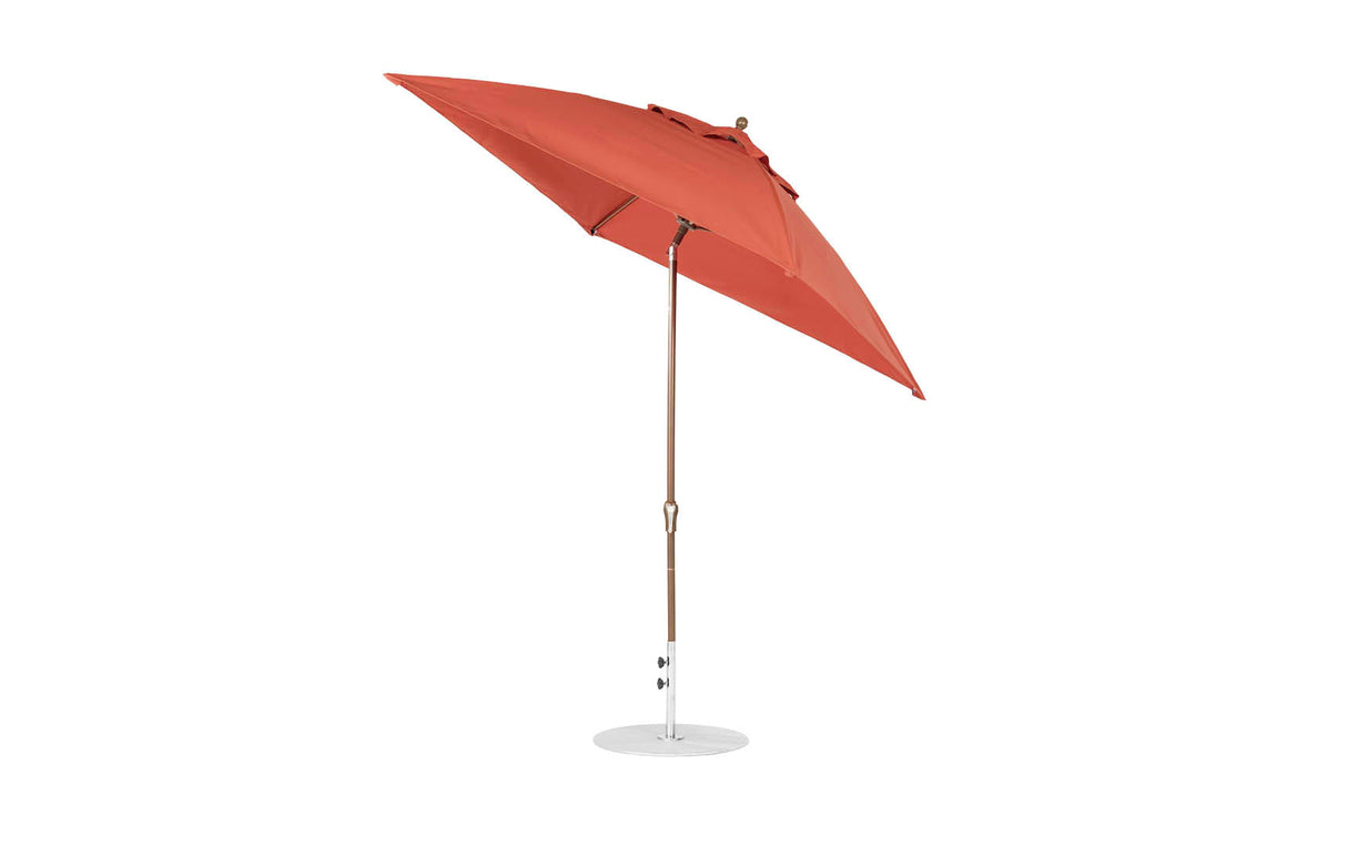 Essential Fiberglass Umbrella - 7.5' Square Crank Auto Tilt - Majestic Patio