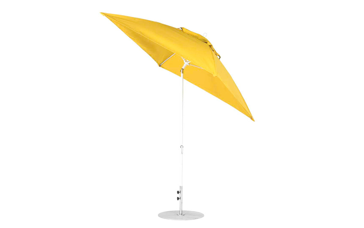 Essential Fiberglass Umbrella - 7.5' Square Crank Auto Tilt - Majestic Patio