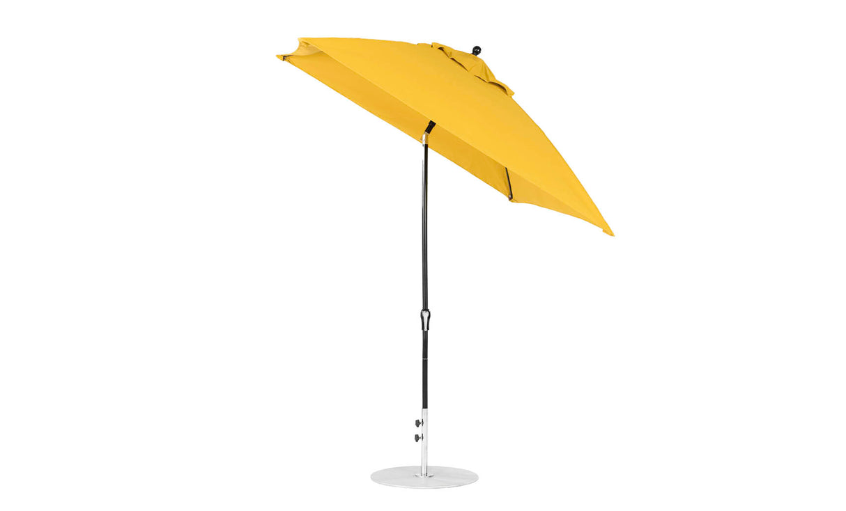 Essential Fiberglass Umbrella - 7.5' Square Crank Auto Tilt - Majestic Patio