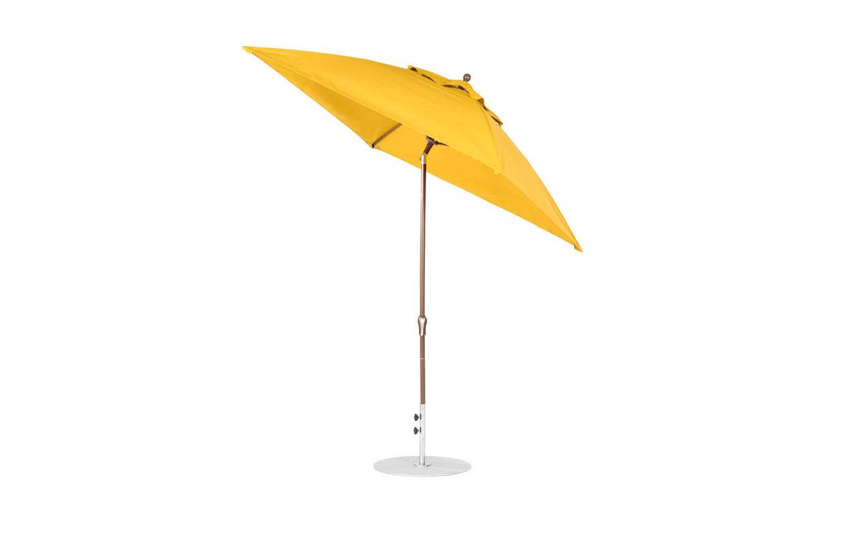 Essential Fiberglass Umbrella - 7.5' Square Crank Auto Tilt - Majestic Patio