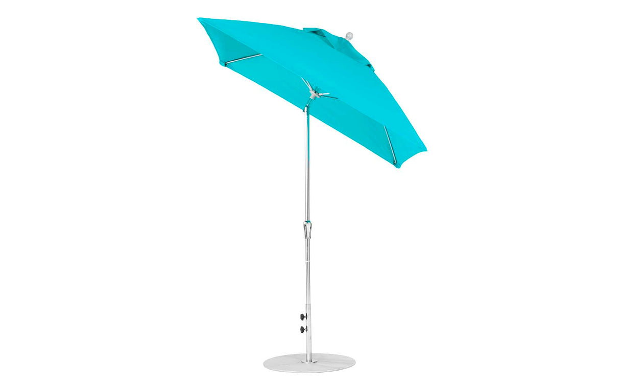 Ledge Loungers Essential Fiberglass Umbrella - 6.5' Square Crank Auto Tilt