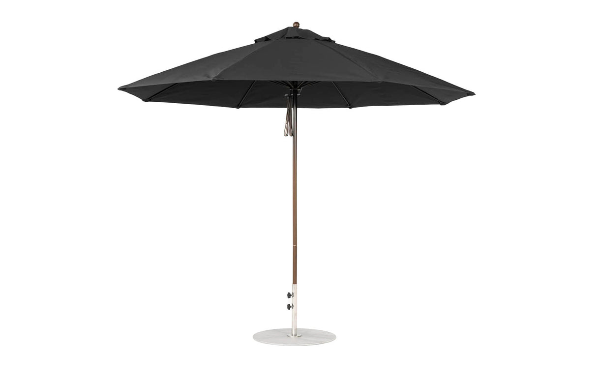 Ledge Loungers Essential Fiberglass Umbrella - 11' Octagon Pulley - Majestic Patio