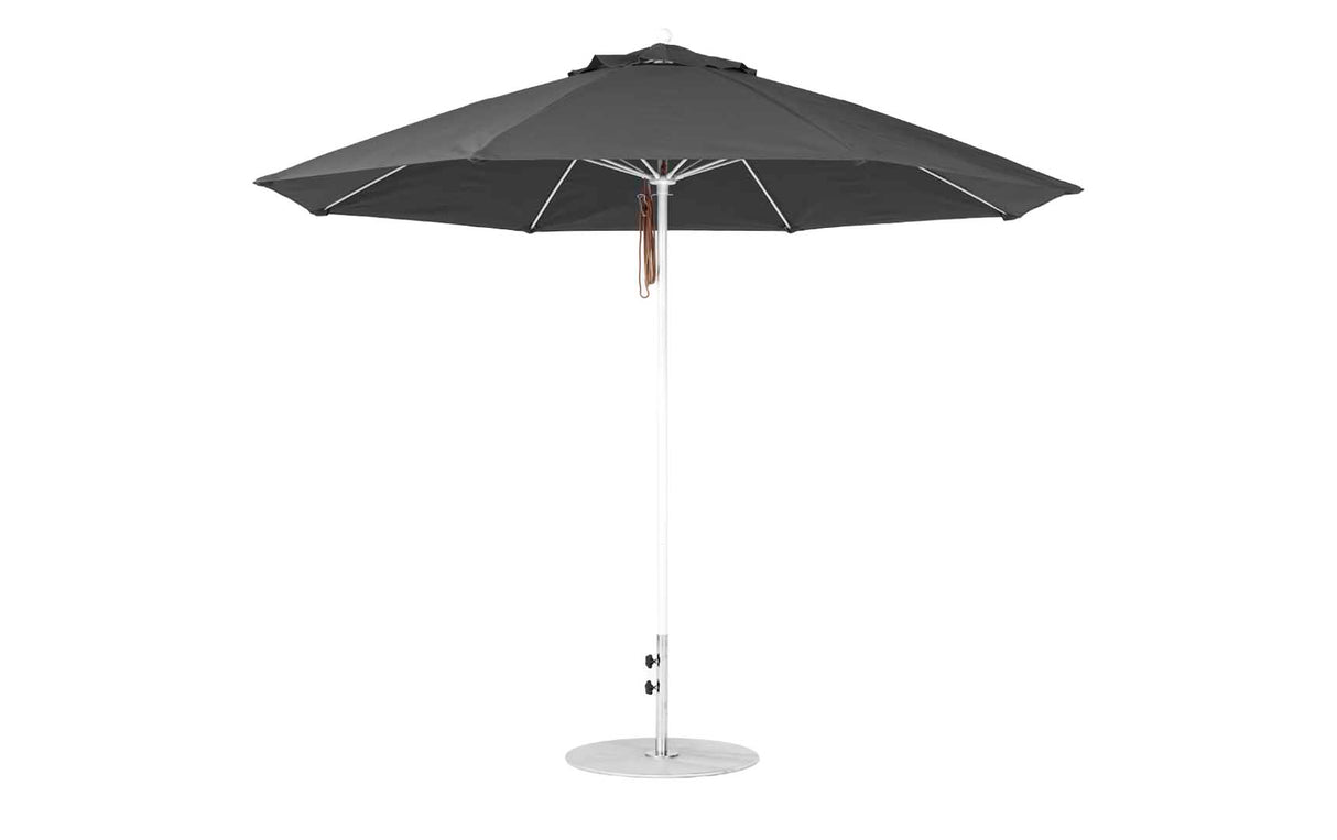 Ledge Loungers Essential Fiberglass Umbrella - 11' Octagon Pulley - Majestic Patio